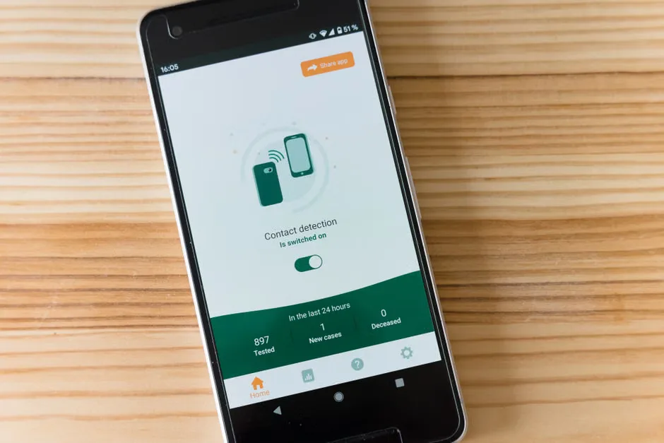 Android smartphone user concerned about location data