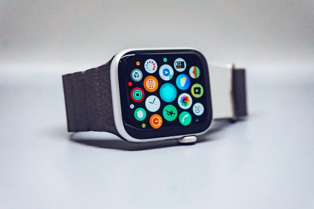 Apple Watch displaying health monitoring features on screen