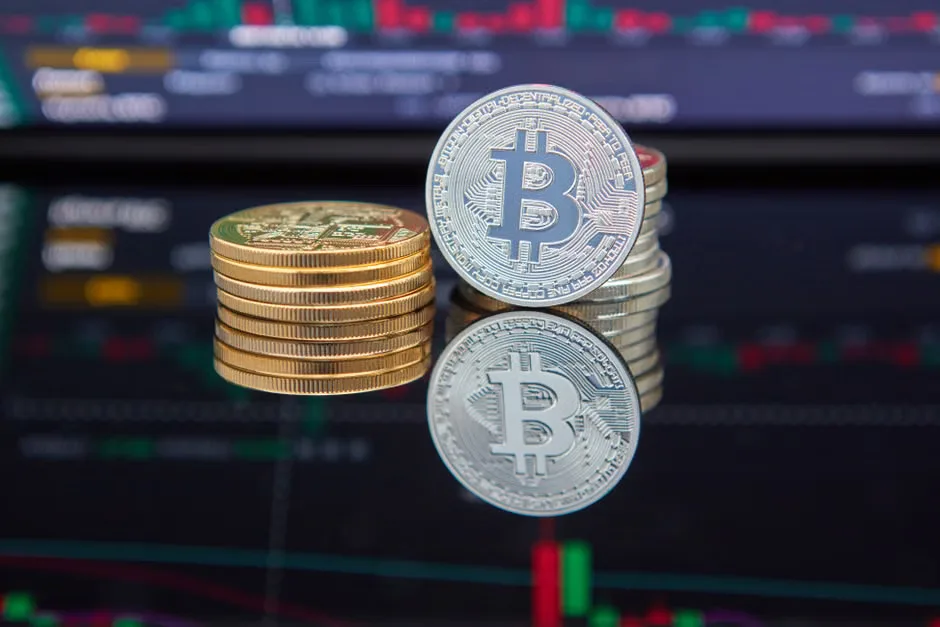 Bitcoin price chart near $58,000 support level