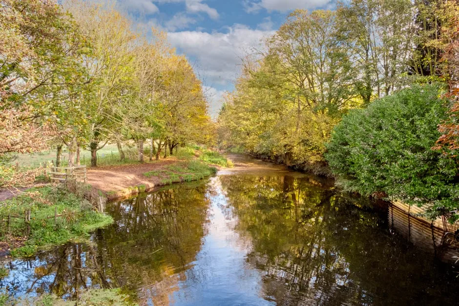Visitors view John Constable’s The Hay Wain during its first display in Suffolk.