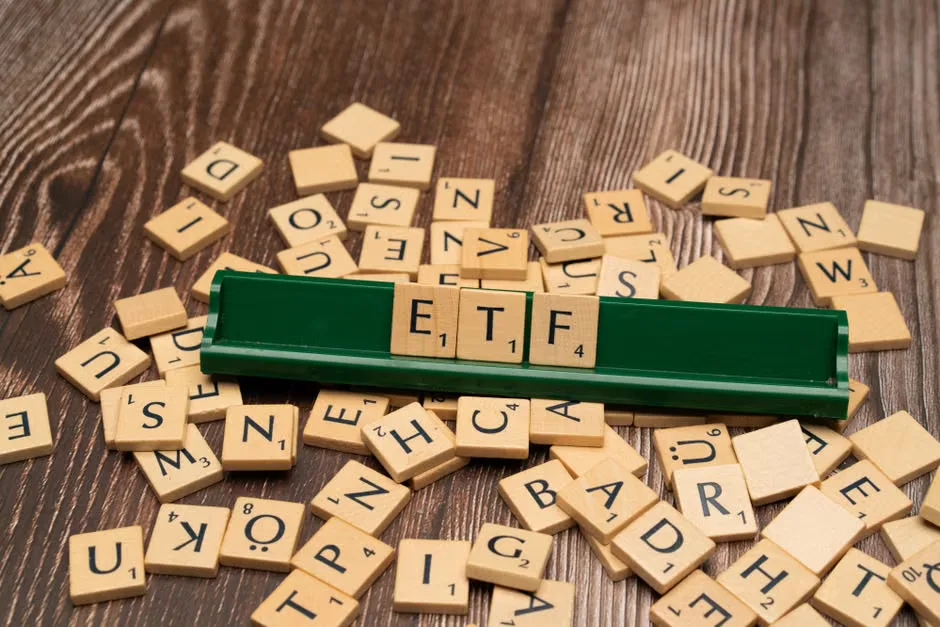 Comparison chart of Ethereum and diversified crypto index ETFs on a trading screen