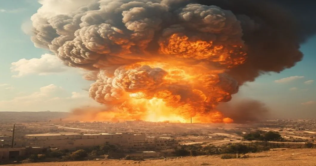 News photo illustrating: Israel Releases Video of Huge Detonations in Lebanon
