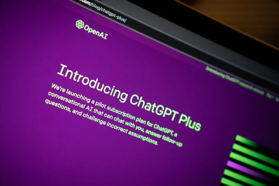 A laptop with an AI chat interface on a kitchen table, suggesting household use of ChatGPT.