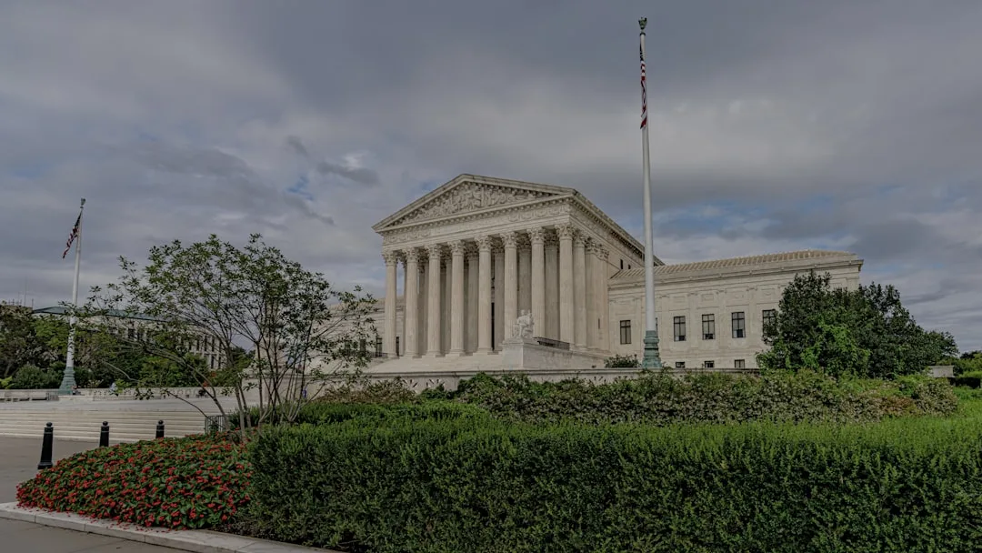 Exterior view of a U.K. court building during the opening of a trial involving an MP.